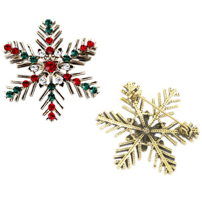 Snowflake Christmas Brooch Color Multicolor Elegant Luxury Snowflakes Flower Women Weddings Brooch Pin Necklacle Pendant
Snowflake Christmas Brooch Color Multicolor Elegant Luxury Snowflakes Flower Women Weddings Brooch Pin Necklacle Pendant