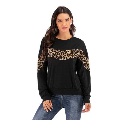 Tailored Womens Autumn Casual Leopard Printed Stitching Long-Sleeved Round Neck T-Shirt
Tailored Womens Autumn Casual Leopard Printed Stitching Long-Sleeved Round Neck T-Shirt