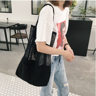 Women Mesh Shopping Bag Reusable String Fruit Storage Handbag Net Woven Shoulder Bags Grocery Tote Bolsa YJ
Women Mesh Shopping Bag Reusable String Fruit Storage Handbag Net Woven Shoulder Bags Grocery Tote Bolsa YJ