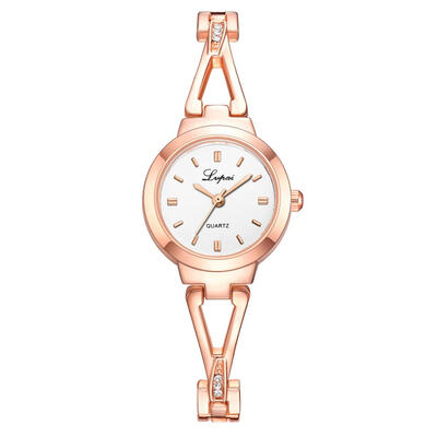 Top Brand Women Watches Rose Gold Dial Ladies Quartz Wristwatch High Quality Alloy Strap Fashion Clock Relojes Para Mujer50
Top Brand Women Watches Rose Gold Dial Ladies Quartz Wristwatch High Quality Alloy Strap Fashion Clock Relojes Para Mujer50