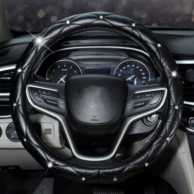 38CM Diamond Car Steering Wheel Cover Non-slip Car Decoration Texture Car High Elasticity Silicone Steering Wheel Cover
38CM Diamond Car Steering Wheel Cover Non-slip Car Decoration Texture Car High Elasticity Silicone Steering Wheel Cover