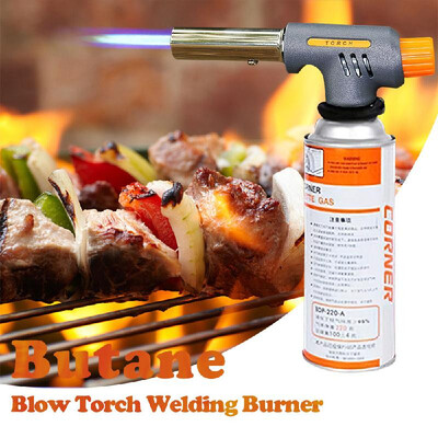 Butane Torch Blow Torch Welding Burner with 360 Degree Rotatable Design&Safety Lock for BBQ Creme Brulee Refillable Kitchen Ou
Butane Torch Blow Torch Welding Burner with 360 Degree Rotatable Design&Safety Lock for BBQ Creme Brulee Refillable Kitchen Ou