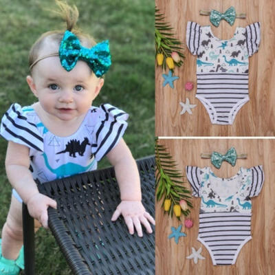 Toddler Kids Baby Girl White Dinosaur Plaid Romper Jumpsuit Outfits Summer 0-18M
Toddler Kids Baby Girl White Dinosaur Plaid Romper Jumpsuit Outfits Summer 0-18M