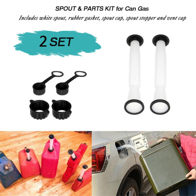 〖Follure〗2pc Replacement SPOUT PARTS KIT for Rubbermaid Rubbermade Fuel Gas Can Container
〖Follure〗2pc Replacement SPOUT PARTS KIT for Rubbermaid Rubbermade Fuel Gas Can Container