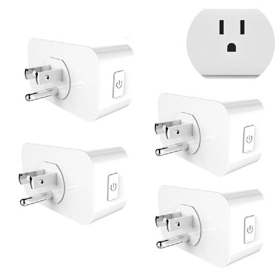 Intelligent WiFi SmartPlug Voice Control Wireless Time Switch With Ports Timing Socket Home Remote for Amazon Alexa Dot Google Hom
Intelligent WiFi SmartPlug Voice Control Wireless Time Switch With Ports Timing Socket Home Remote for Amazon Alexa Dot Google Hom