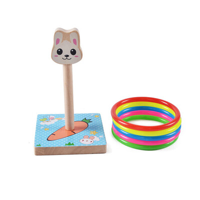 Tailored Wooden Animal throwing ring Invigorating Intellectual Funny circle game Toys
Tailored Wooden Animal throwing ring Invigorating Intellectual Funny circle game Toys