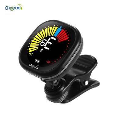 Cherub WST-670 Rechargeable Clip-on Guitar Tuner LCD Color Display for Chromatic Guitar Ukulele Violin Built-in Battery with USB C
Cherub WST-670 Rechargeable Clip-on Guitar Tuner LCD Color Display for Chromatic Guitar Ukulele Violin Built-in Battery with USB C