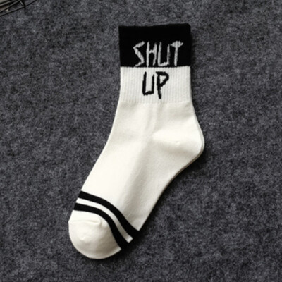 Unisex Funny Cool Letter Print Socks Socken Cotton Socks For Men Sock For Women Design
Unisex Funny Cool Letter Print Socks Socken Cotton Socks For Men Sock For Women Design