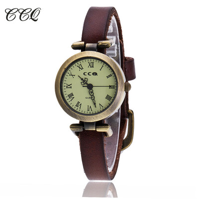 CCQ Ladies Casual Leather Woman Watch Creative Vintage Quartz Wristwatches Clock Watches Reloj Mujer Dropshipping 533
CCQ Ladies Casual Leather Woman Watch Creative Vintage Quartz Wristwatches Clock Watches Reloj Mujer Dropshipping 533