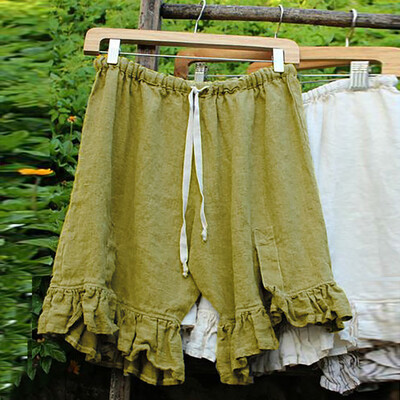 Tailored Women Plue Size Causal Solid Linen High Waist Tie Up Loose Wide Short Leg Pants
Tailored Women Plue Size Causal Solid Linen High Waist Tie Up Loose Wide Short Leg Pants