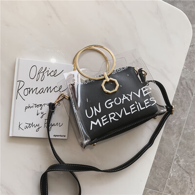 Senior sense of foreign style womens bag in spring&summer 2019 new transparent bag Joker ring handbag jelly shoulder Messenge
Senior sense of foreign style womens bag in spring&summer 2019 new transparent bag Joker ring handbag jelly shoulder Messenge