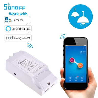 Sonoff Pow R2 WiFi Wireless Smart Switch Smart Home Wifi Remote Controller 15A Works With Google Home Alexa
Sonoff Pow R2 WiFi Wireless Smart Switch Smart Home Wifi Remote Controller 15A Works With Google Home Alexa