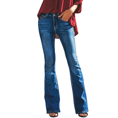 Tailored Women Hight Waisted Hole Button Denim Jeans Stretch Flares Pants Length Jeans
Tailored Women Hight Waisted Hole Button Denim Jeans Stretch Flares Pants Length Jeans