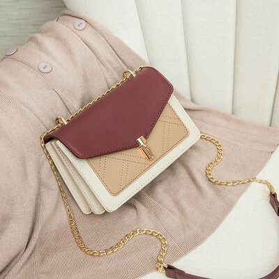 Summer Colour Chain Female Korean Version Baitie One Shoulder Slant Fashion Texture Square Bag
Summer Colour Chain Female Korean Version Baitie One Shoulder Slant Fashion Texture Square Bag
