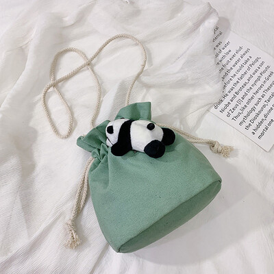 Tailored Women Fashion Canvas Panda String Purse Shoulder Tote Handbag Casual Bucket Bag
Tailored Women Fashion Canvas Panda String Purse Shoulder Tote Handbag Casual Bucket Bag