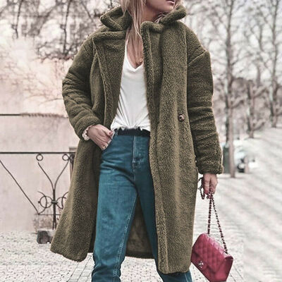 US STOCK Women Teddy Bear Pocket Fluffy Coat Fleece Fur Jackets Outerwear Hoodie
US STOCK Women Teddy Bear Pocket Fluffy Coat Fleece Fur Jackets Outerwear Hoodie