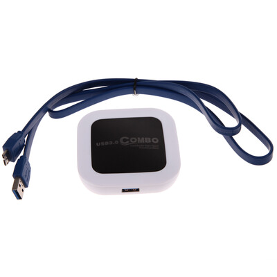 5Gbps High Speed USB30 Hub SDTFCF Card Reader Combo for PC Laptop