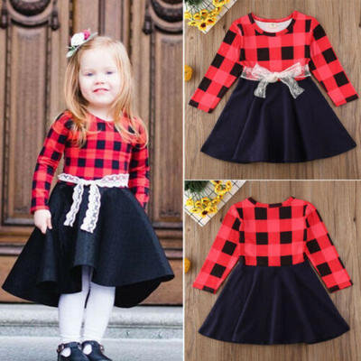 Toddler Baby Girls Kids Princess Plaid Dress Party Xmas Lace Short Mini Dress US
Toddler Baby Girls Kids Princess Plaid Dress Party Xmas Lace Short Mini Dress US