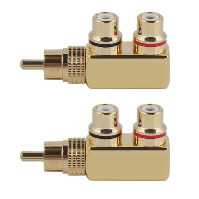 Greensen 2PCS AV Splitter Plug RCA Male to 2 Female Audio Video Adapter ConnectorAV Connector RCA Male to Female Connector
Greensen 2PCS AV Splitter Plug RCA Male to 2 Female Audio Video Adapter ConnectorAV Connector RCA Male to Female Connector