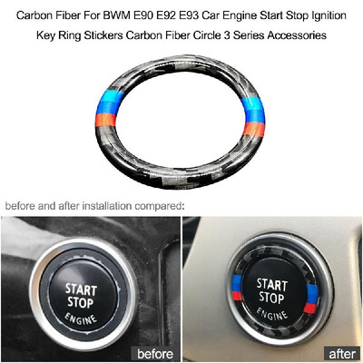 Carbon Fiber Key Ring Sticker For BWM E90 E92 E93 Car Engine Start Stop Ignition Key Ring Stickers Carbon Fiber Circle 3 Series A 
Carbon Fiber Key Ring Sticker For BWM E90 E92 E93 Car Engine Start Stop Ignition Key Ring Stickers Carbon Fiber Circle 3 Series A