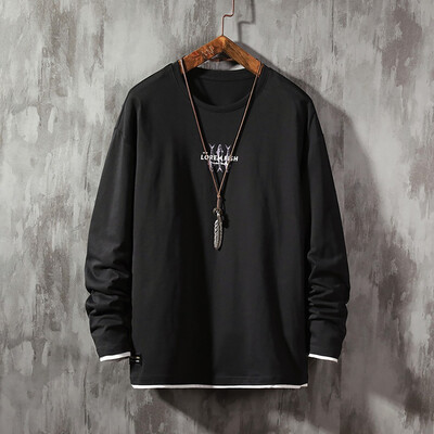 Toponeto Mens Autumn New Trend Fashion Letter Print Loose Comfortable Long Sleeve Tops
Toponeto Mens Autumn New Trend Fashion Letter Print Loose Comfortable Long Sleeve Tops