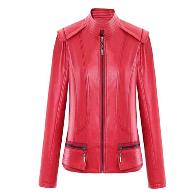 Autumn Women PU Faux Leather Jacket Gothic Zippers Long Sleeve Slim Coat
Autumn Women PU Faux Leather Jacket Gothic Zippers Long Sleeve Slim Coat