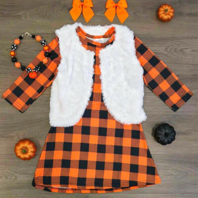 Long Sleeved Cotton Baby Kid Girl Dress Checked Party Princess Casual Dresses US
Long Sleeved Cotton Baby Kid Girl Dress Checked Party Princess Casual Dresses US