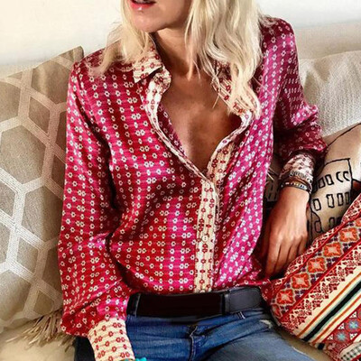 Stylish Women Floral Print Button Shirts Casual Long Sleeve Shirt Tops Blouse
Stylish Women Floral Print Button Shirts Casual Long Sleeve Shirt Tops Blouse