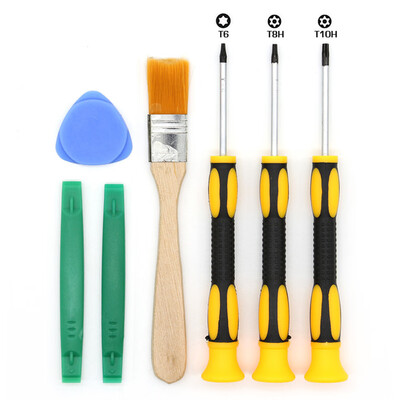 Siaonvr T8 T6 T10 Screwdriver Tool For Xbox One Xbox 360 PS3 PS4 Prying Kit Repair Tool
Siaonvr T8 T6 T10 Screwdriver Tool For Xbox One Xbox 360 PS3 PS4 Prying Kit Repair Tool