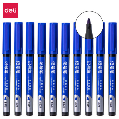 Deli deli logistics oily marker portable paragraph big pen marker 10 box DL-S575 blue
Deli deli logistics oily marker portable paragraph big pen marker 10 box DL-S575 blue
