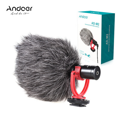 Andoer AD-M2 Cardioid Directional Condenser Microphone Metal Construction Video Mic 35mm Plug for iPhone 6 6plus for Samsung Hua
Andoer AD-M2 Cardioid Directional Condenser Microphone Metal Construction Video Mic 35mm Plug for iPhone 6 6plus for Samsung Hua
