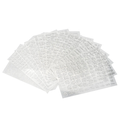 〖Follure〗12PC 3DMulti-elemen Nail Art Stickers Decals Nails Tips Decorations DIY Manicure
〖Follure〗12PC 3DMulti-elemen Nail Art Stickers Decals Nails Tips Decorations DIY Manicure