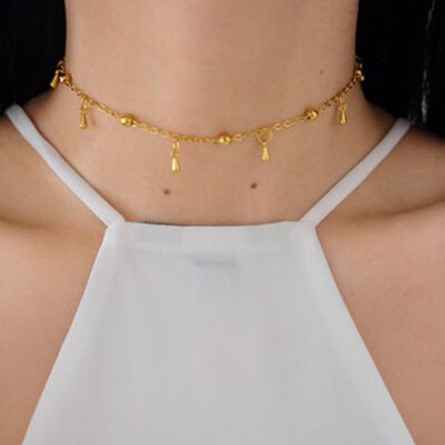 Multilayer Choker Necklace for Women Chain Pendant Necklaces Trendy Water droplets Necklaces
Multilayer Choker Necklace for Women Chain Pendant Necklaces Trendy Water droplets Necklaces
