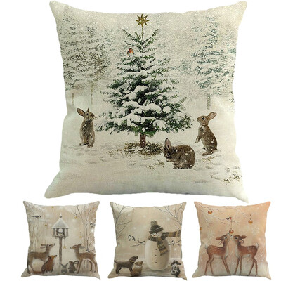 Gobestart Christmas Printing Dyeing Sofa Bed Home Decor Pillow Cover Cushion Cover 4PCS
Gobestart Christmas Printing Dyeing Sofa Bed Home Decor Pillow Cover Cushion Cover 4PCS