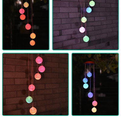 Solar-powered Outdoor Wind Bell Light Spiral Spinner Light Mobile Wind Chime Bell Creative Solar LED Light Outdoor Hanging Decorat
Solar-powered Outdoor Wind Bell Light Spiral Spinner Light Mobile Wind Chime Bell Creative Solar LED Light Outdoor Hanging Decorat