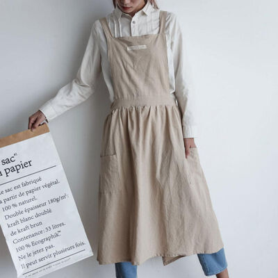 Cooking Apron Simple 100 Washed Cotton Uniform Apron Korean Style Pleated Apron Light Blue Home Household Cleaning Tools Aprons
Cooking Apron Simple 100 Washed Cotton Uniform Apron Korean Style Pleated Apron Light Blue Home Household Cleaning Tools Aprons