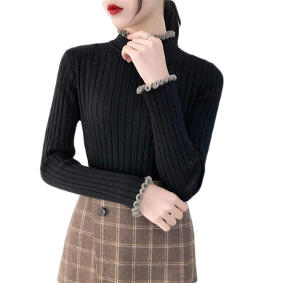 Autumn Fashion Slim Solid Color Sweaters Ribbed Knitted Pullovers Winter Warm Half Turtleneck Women Sweater Female Jumper
Autumn Fashion Slim Solid Color Sweaters Ribbed Knitted Pullovers Winter Warm Half Turtleneck Women Sweater Female Jumper