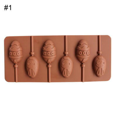 Lollipop Silicone Mold Chocolate Cake Fondant Cookie Mould DIY Baking Tools