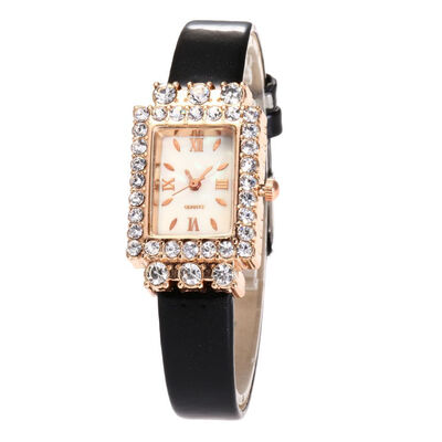 Fine watch with small dial watch ladies fashion diamond square watch rectangular European&American simple watch
Fine watch with small dial watch ladies fashion diamond square watch rectangular European&American simple watch