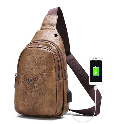 Jeep charging chest bag male Korean version of the trend of retro casual shoulder Messenger bag street trend multi-function male bag
Jeep charging chest bag male Korean version of the trend of retro casual shoulder Messenger bag street trend multi-function male bag