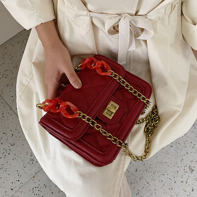 Small fragrance rhombic chain bag female 2019 new tide wild Messenger bag chic mini Korean version of the small bag
Small fragrance rhombic chain bag female 2019 new tide wild Messenger bag chic mini Korean version of the small bag