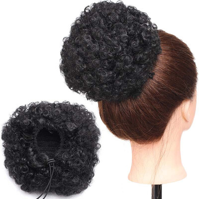 Afro Bun Extension Puff Ponytail Chignon Hairpiece With Drawstring Afro Kinky Curly Wrap Messy Updo Synthetic For Women
Afro Bun Extension Puff Ponytail Chignon Hairpiece With Drawstring Afro Kinky Curly Wrap Messy Updo Synthetic For Women