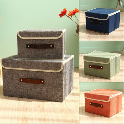 Clothing folding cotton linen art storage box with lid storage box large toy books sundries storage box wholesale
Clothing folding cotton linen art storage box with lid storage box large toy books sundries storage box wholesale