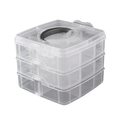 Greensen 3 Layers Portable Plastic Storage Box Makeup Organizer Jewelry Holder Cosmetic Container
Greensen 3 Layers Portable Plastic Storage Box Makeup Organizer Jewelry Holder Cosmetic Container
