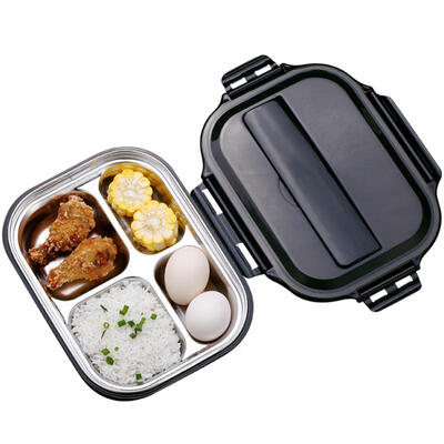 Stainless Steel Thermal Bento Lunch Box Food Container with Compartments 
Stainless Steel Thermal Bento Lunch Box Food Container with Compartments