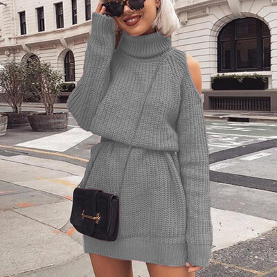 〖Follure〗Women Winter High collar sexy Strapless Skirt Waist Knitted Pullover Sweater
〖Follure〗Women Winter High collar sexy Strapless Skirt Waist Knitted Pullover Sweater