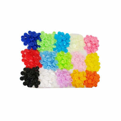 150250 Setslot T5 12MM Round Plastic Snaps Button Fasteners Baby Clothes Clips Quilt Cover Sheet Resin Button