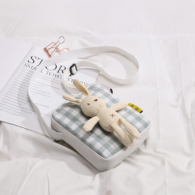 Rabbit small bag female 2019 new ins foreign girl plaid shoulder bag Korean cute canvas messenger bag
Rabbit small bag female 2019 new ins foreign girl plaid shoulder bag Korean cute canvas messenger bag
