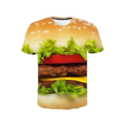 3D Printed KFC Hamburger T-Shirt Casual Short Sleeve Tee Round Neck Tops For Men
3D Printed KFC Hamburger T-Shirt Casual Short Sleeve Tee Round Neck Tops For Men