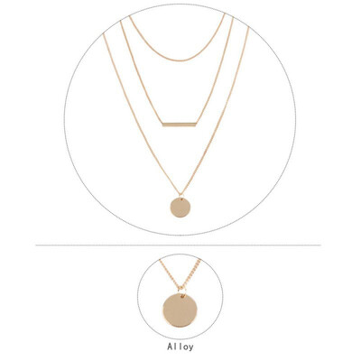 Personality Trend Models Multi-layer Clavicle Chain Strip Pendant Ladies Bohemian Necklace
Personality Trend Models Multi-layer Clavicle Chain Strip Pendant Ladies Bohemian Necklace